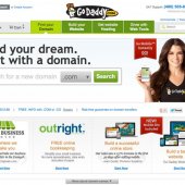 GoDaddy Homepage