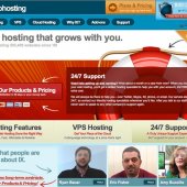 IX Web Hosting Homepage